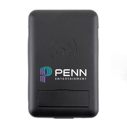 PENN ENT. COLLAPSIBLE WIRELESS CHARGING STAND & CHARGING CABLE CARRIER