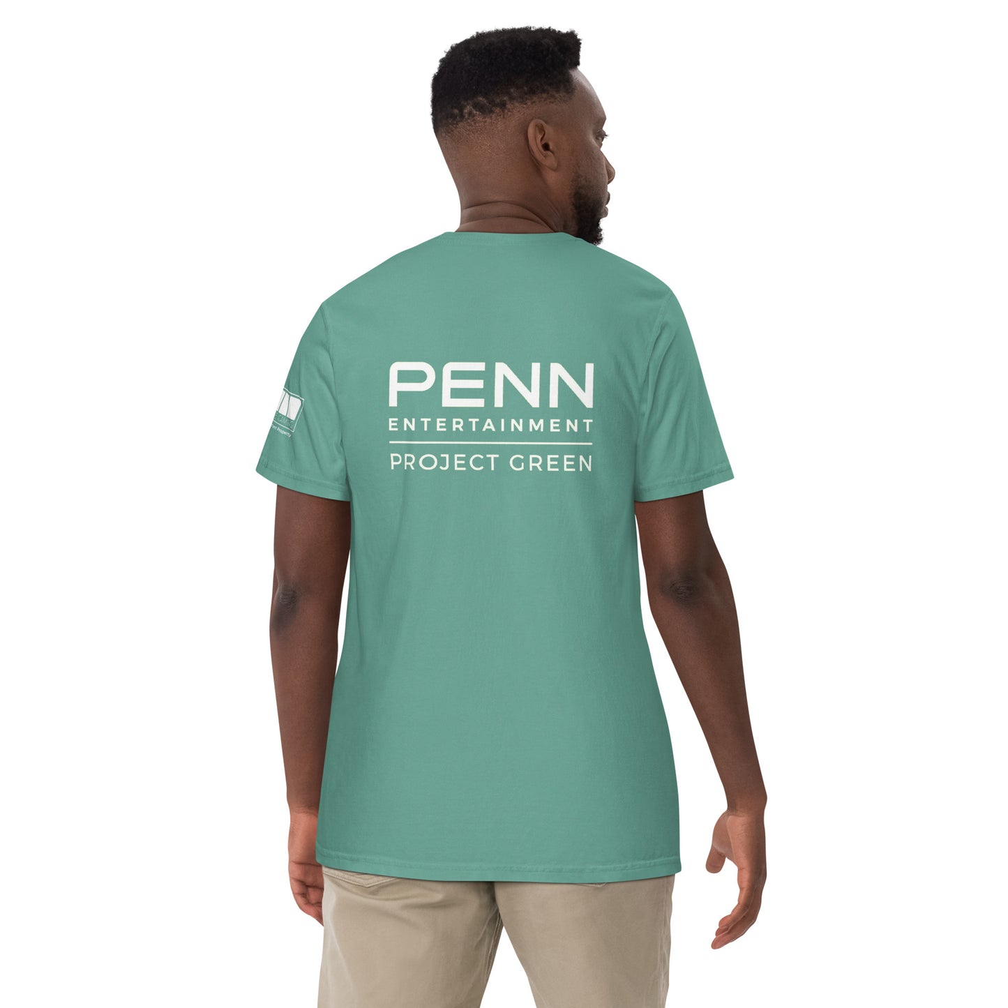 Unisex garment-dyed heavyweight t-shirt - Prairie State Gaming - Project Green