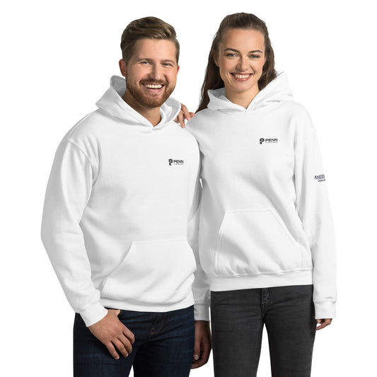 White or Grey Unisex Hoodie - Ameristar - Council Bluffs